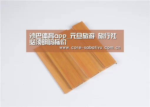 沙巴体育app_元旦旅游 旅行社必须明码标价(图2) 沙巴体育平台
